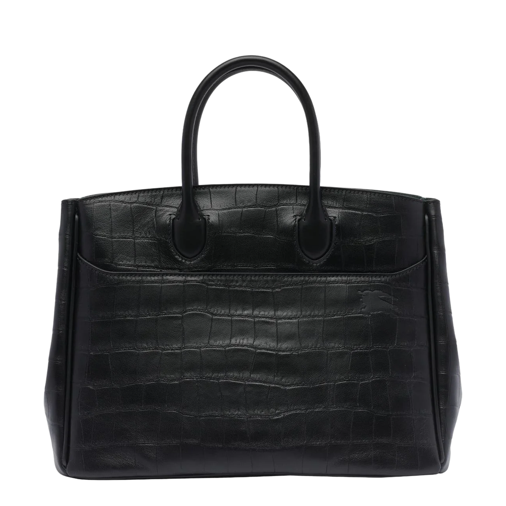 Black Small Rocking Horse Tote Bag