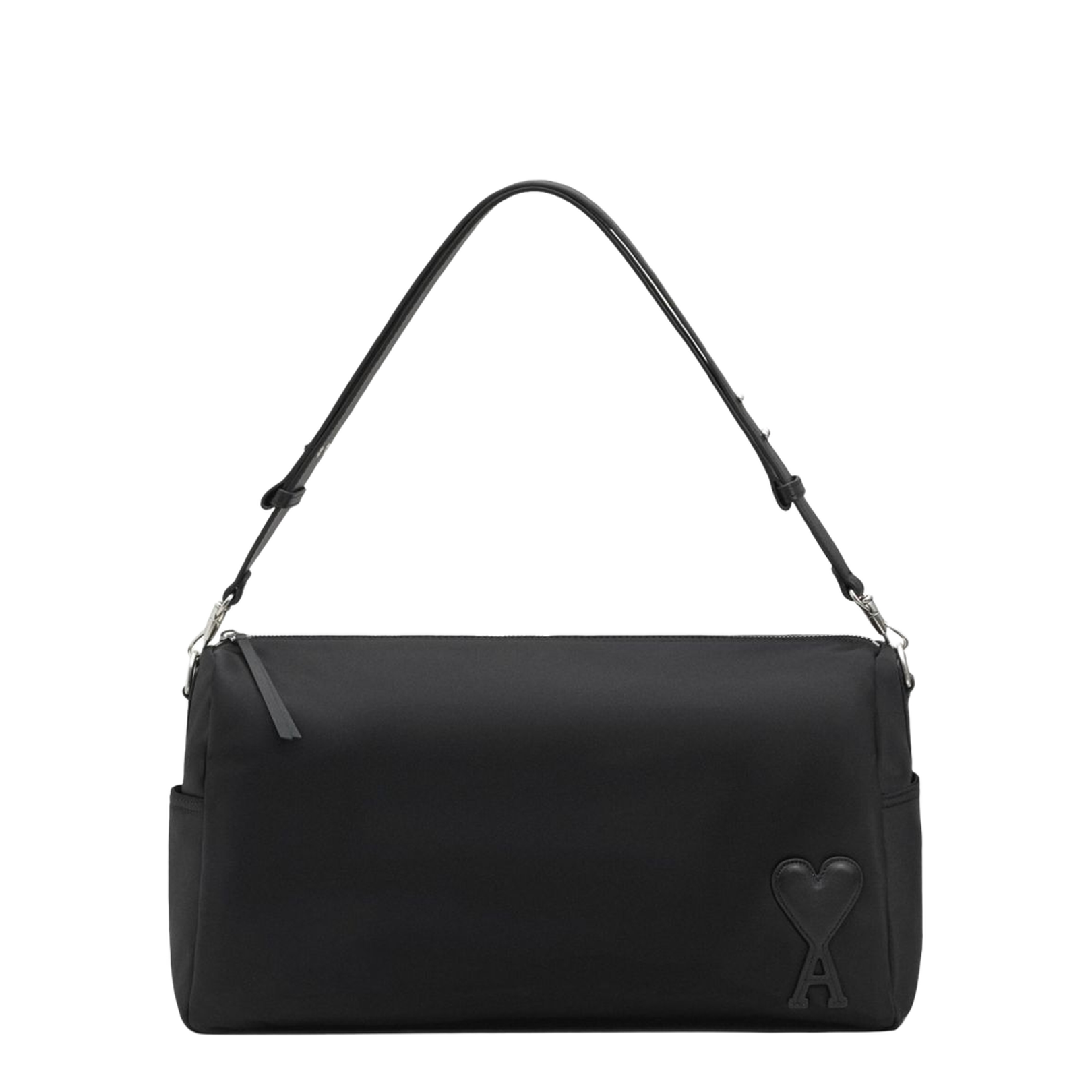 Black Nylon Canvas Large Marcel Backpack