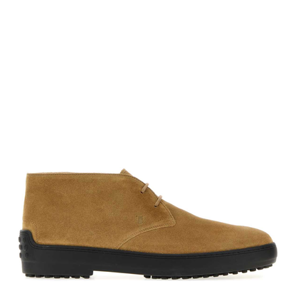 MAYFEYR - Tod's - Camel Suede Ankle Boots - XXM84L00D80RE0S415