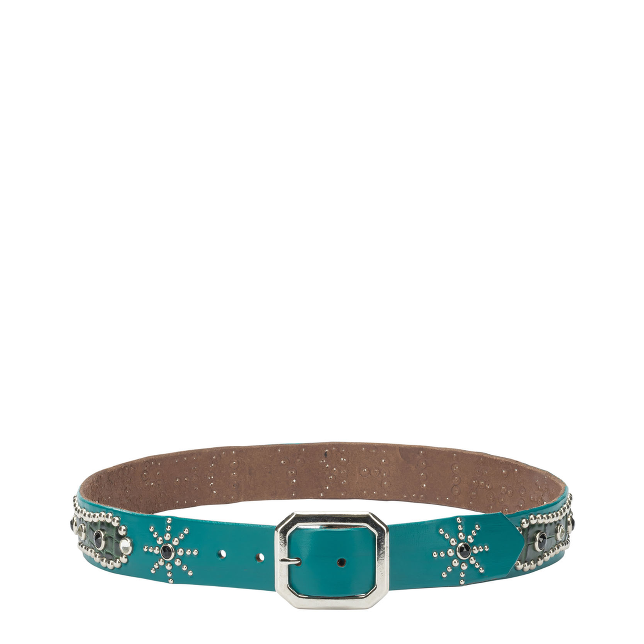 MAYFEYR - Gallery Dept. - Leather Belt With Decorations - PSB90053TURQUOISE