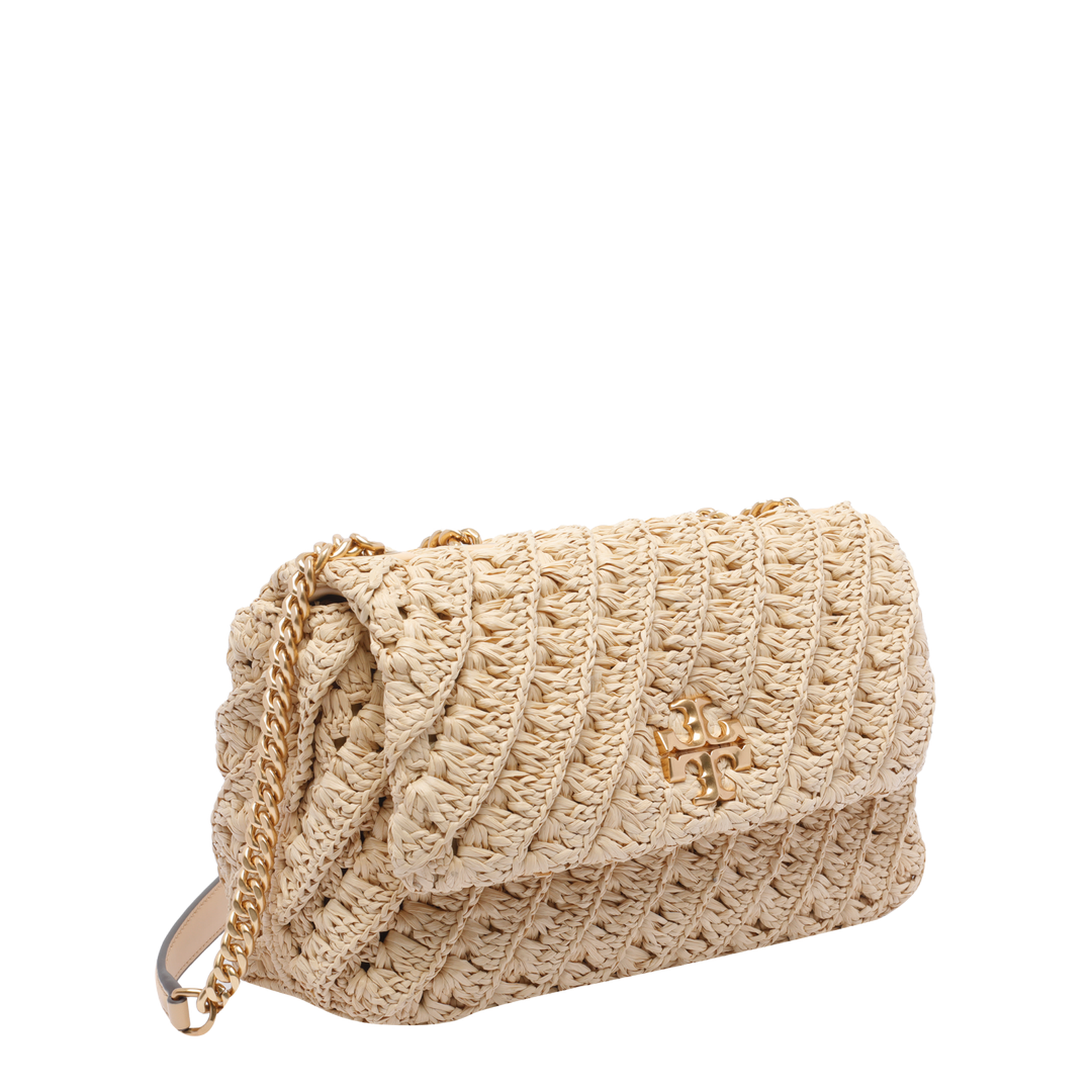 Natural Small Kira Woven Convertible Shoulder Bag