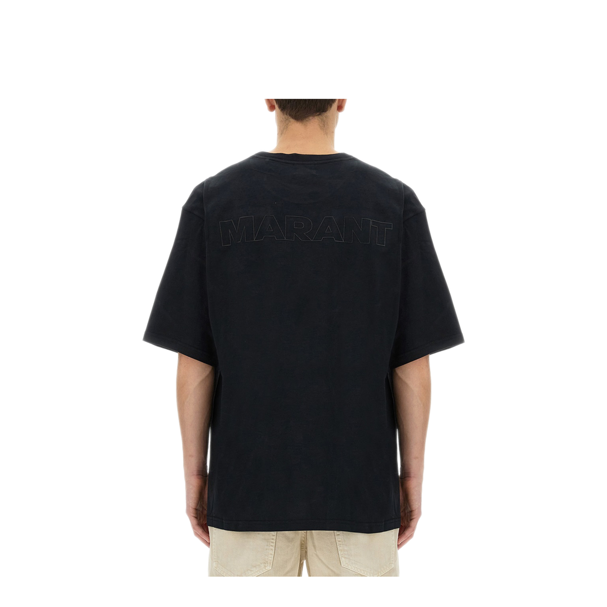 MAYFEYR - Isabel Marant Étoile - Guizy T Shirt - TS0079HBA2N09H01BK