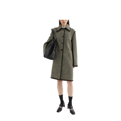 Wool Tweed Coat