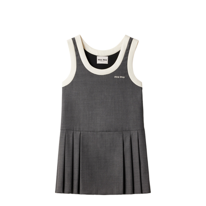 MAYFEYR - Miu Miu - Grisaille Mini Dress - MF5647SOOO11RFF0480
