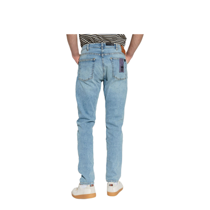 Tapered Denim Cotton Jeans