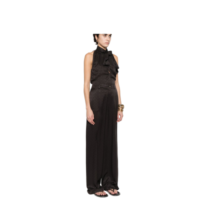 Silk Jacquard Pants