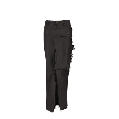 MAYFEYR - Rick Owens - Denim Sliced Skirt - DS01F4340SDBK09