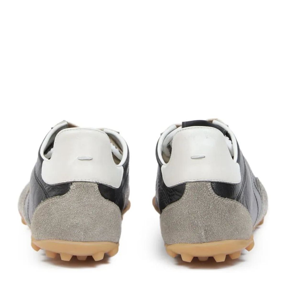 Sprinters Sneakers In Black Leather And Vintage Suede