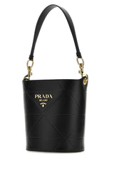 Logo Plaque Bucket Bag