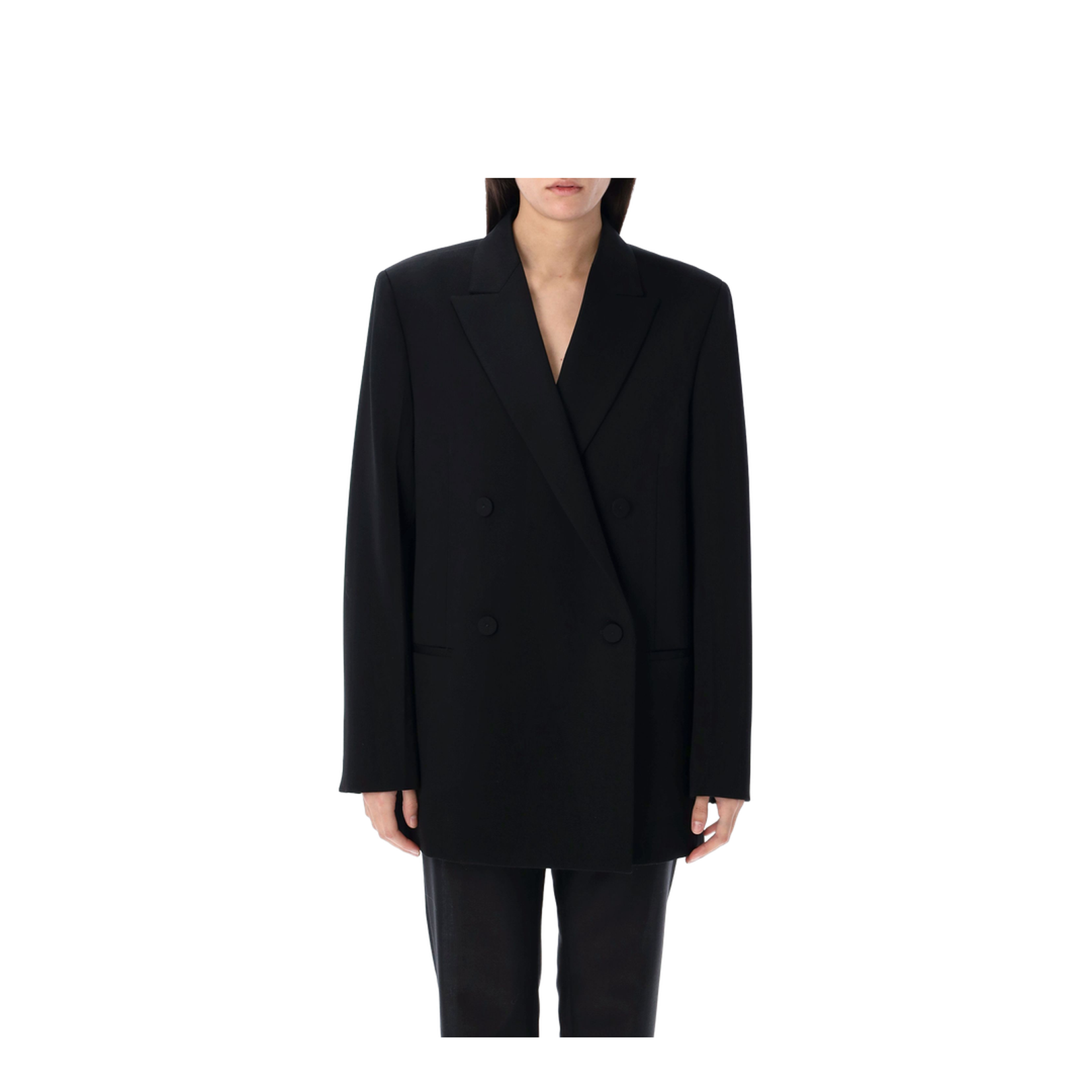 Compact Wool Grain De Poudre Blazer