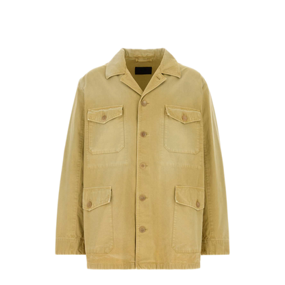 MAYFEYR - Prada - Beige Cotton Jacket - SGD088SOOO187FF0065