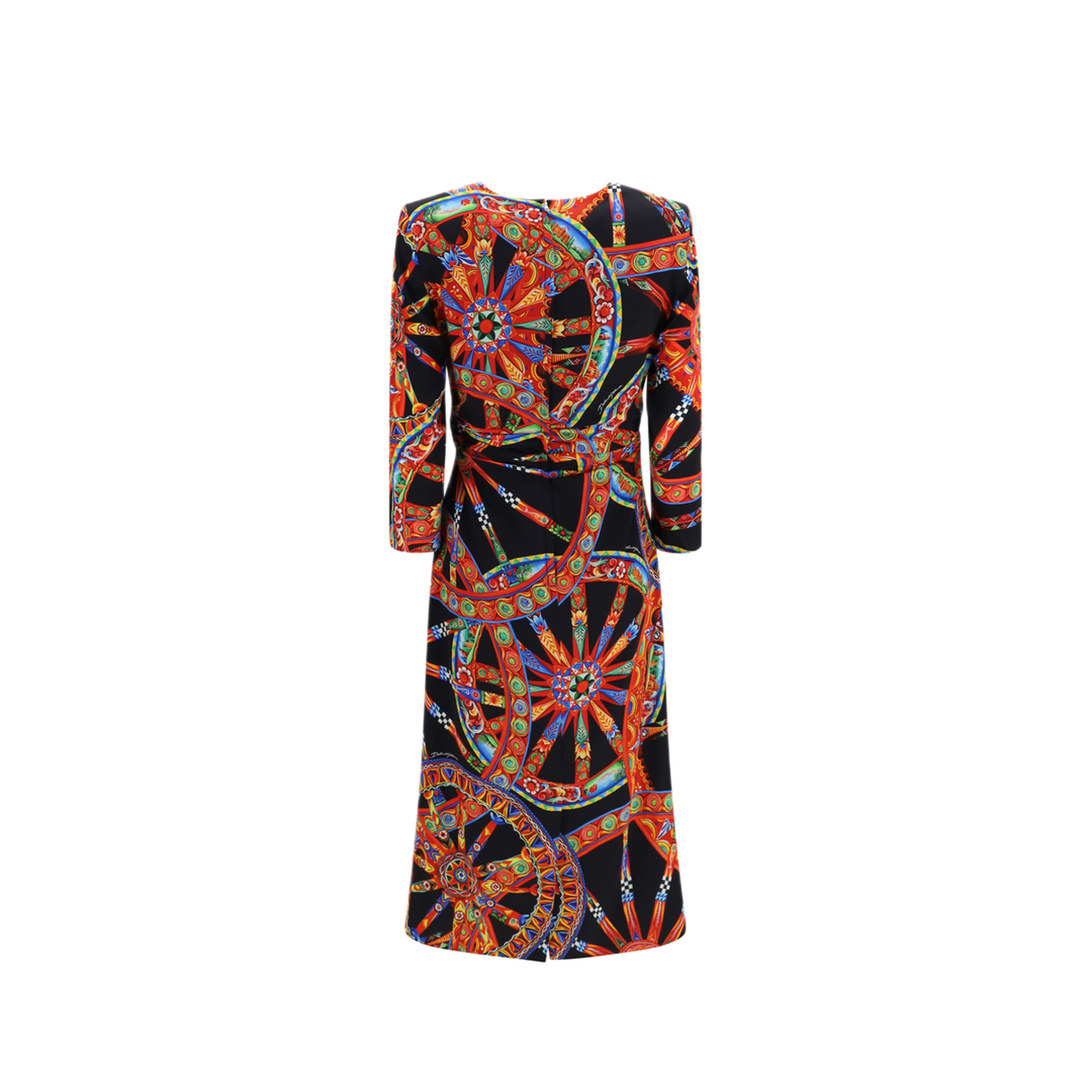 MAYFEYR - Dolce & Gabbana - Carretto Print Charmeuse Dress - F60ACTFSA9UHN6CL