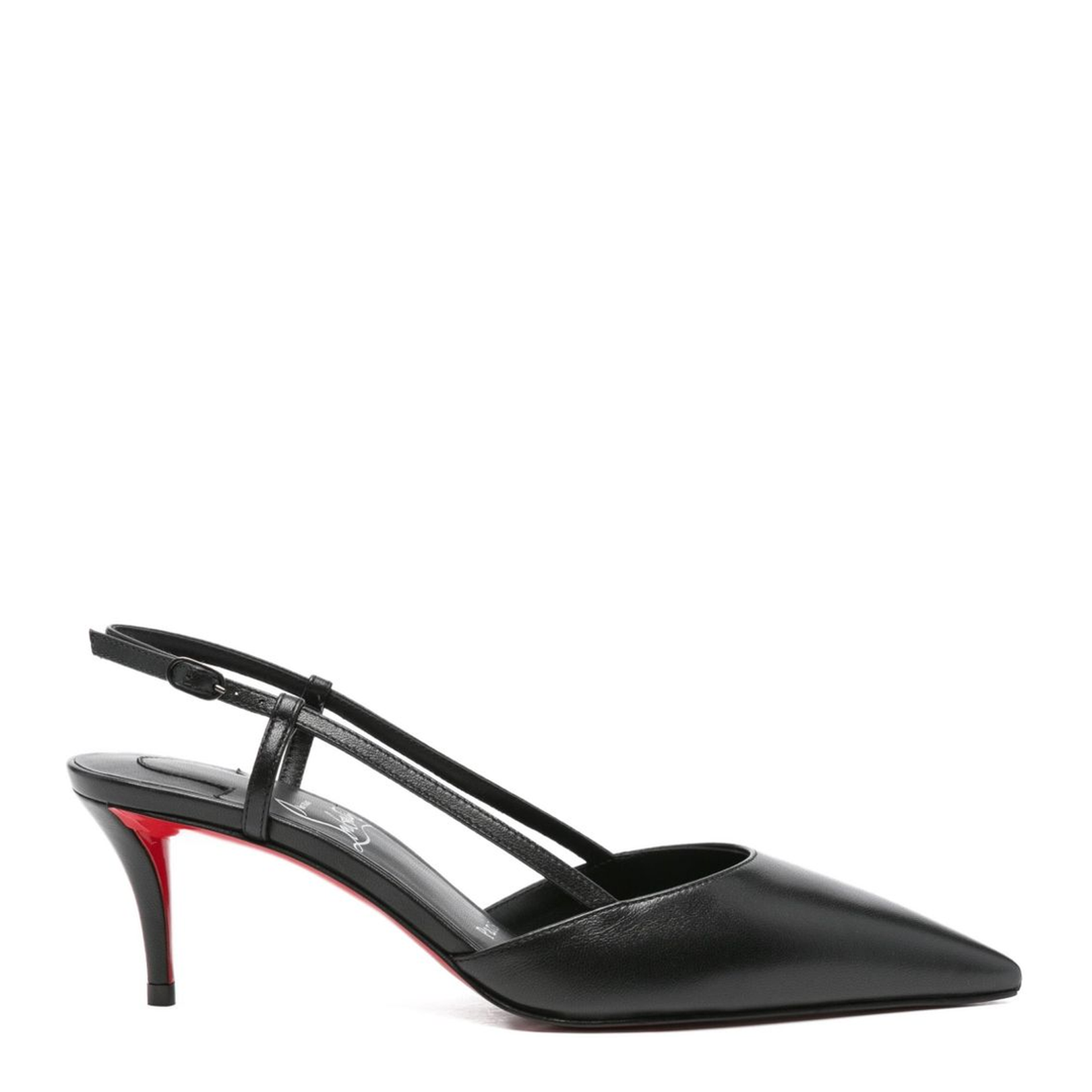 Buckle-Fastening Ankle Strap Stiletto Heel
