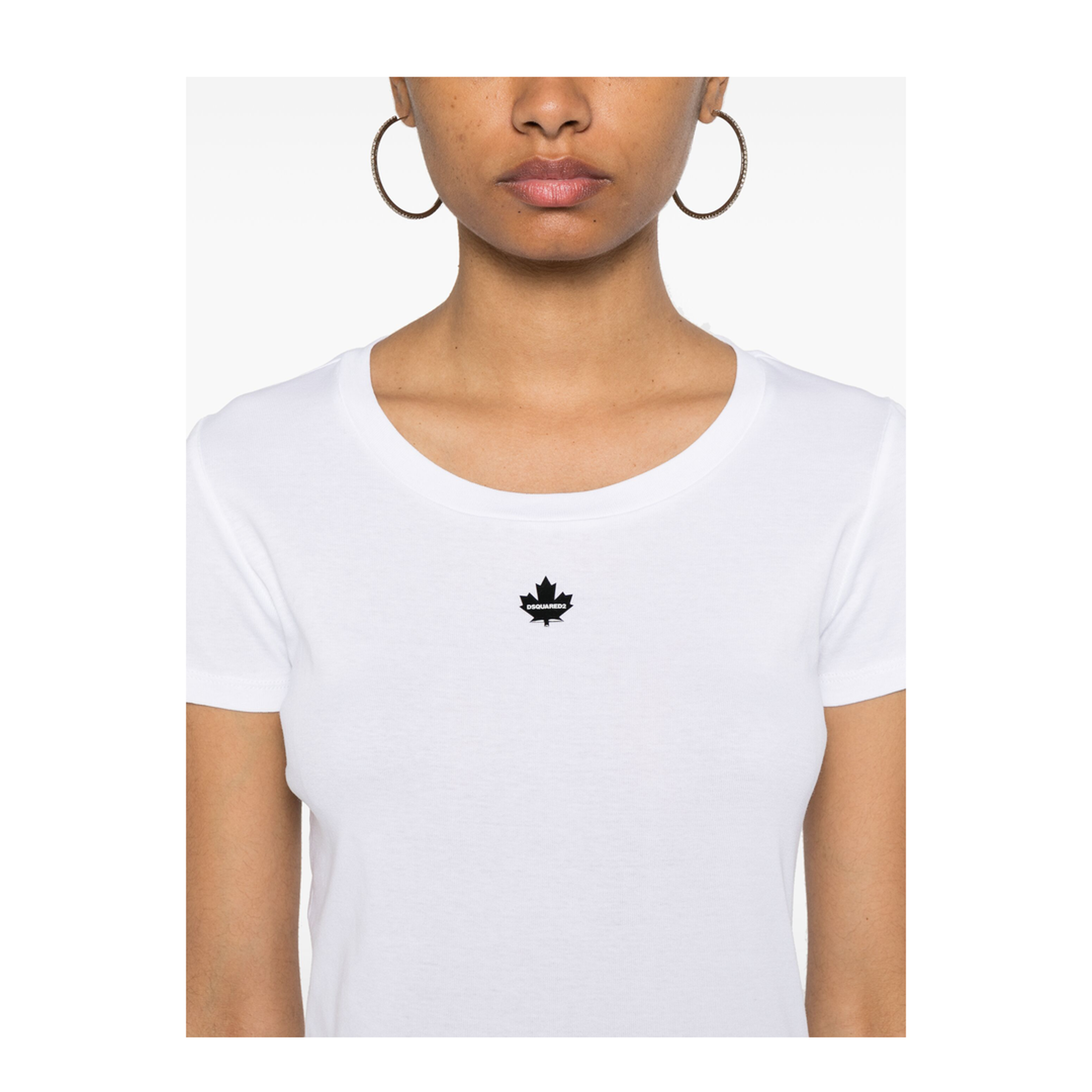MAYFEYR - Dsquared2 - Appliqué-Logo Cotton T-Shirt - S75GD0427S23010100