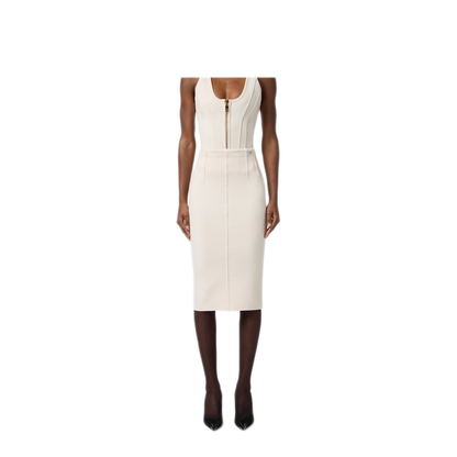 MAYFEYR - Elisabetta Franchi - Skirt Milk - GK19S56E2DZ9
