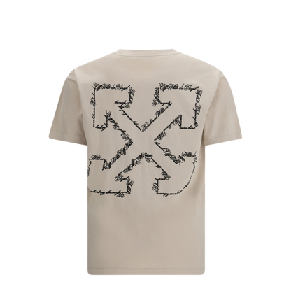 MAYFEYR - Off-White - Script Arrow T Shirt - 44MAA027S26J0022702070