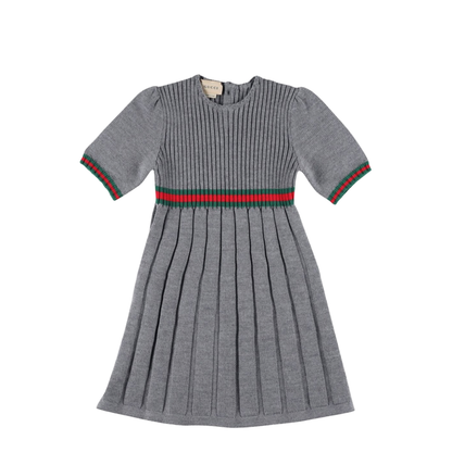 j s/s dress wo rib st/grey/ green/red