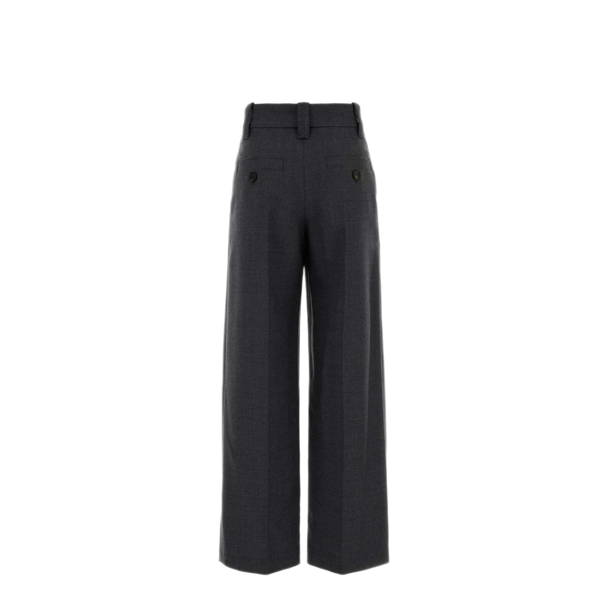 MAYFEYR - Brunello Cucinelli - Charcoal Wool Wide-Leg Pant - MB199P9331C3260