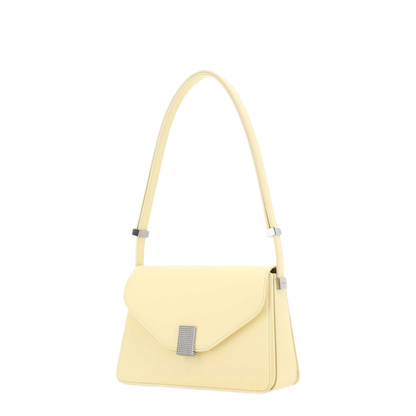 MAYFEYR - Lanvin - Pastel Yellow Leather Shoulder Bag - LWBGSRS1TOPSP23803