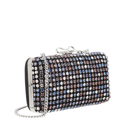 MAYFEYR - Self Portrait - Crystal Chainmail Clutch Bag - RS26305BMUMULTICOLOURED