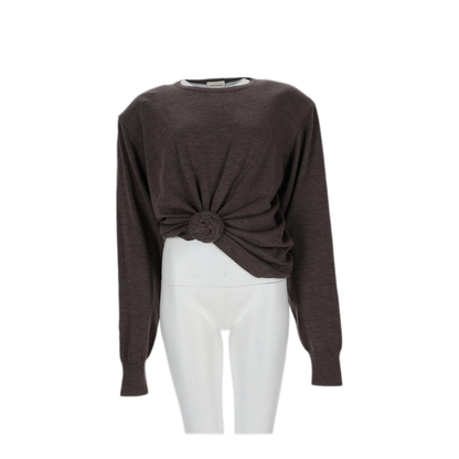 MAYFEYR - Magda Butrym - Knot Sweater - 348726BROWN