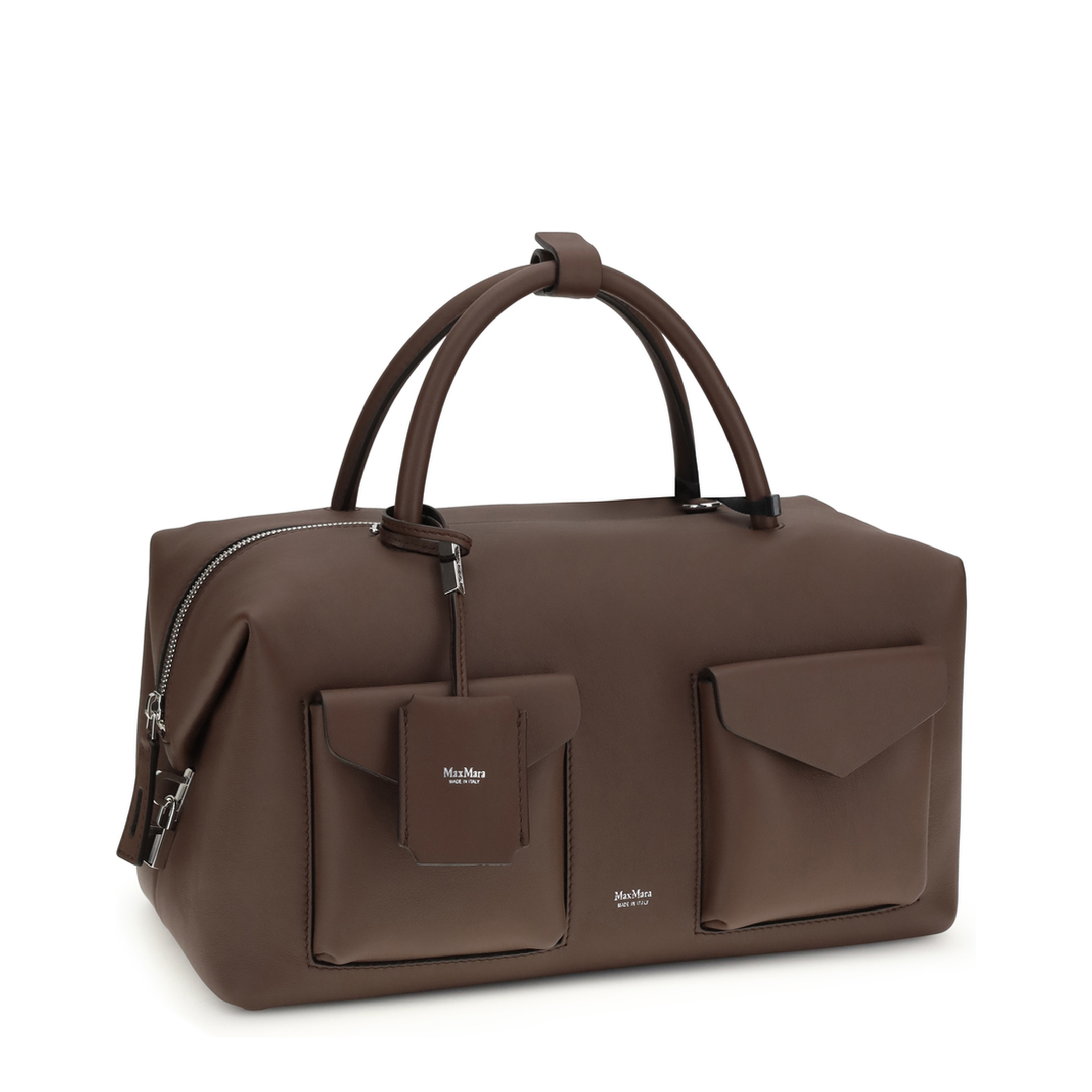 MAYFEYR - Max Mara - Holdall Cargo Leather Handbag - 2614511011600