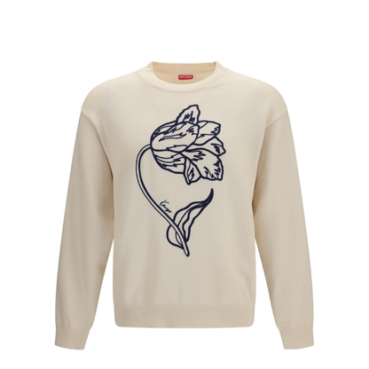 MAYFEYR - Kenzo - Tulip Wool And Cotton Sweater - FG65PU8213EA