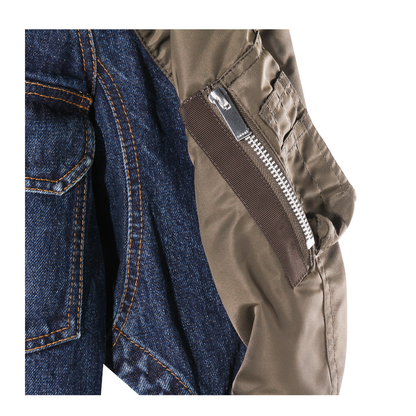 Denim Bomber Jacket