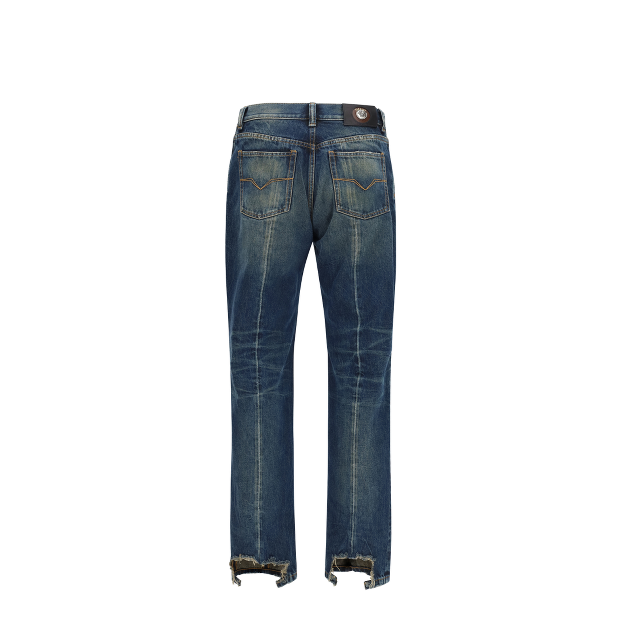 MAYFEYR - Versace - Distressed Straight-Leg Jeans - 10244731A17707