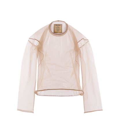 MAYFEYR - Uma Wang - Cashmere Turtle Neck Sweater Beige - UK7132UW240