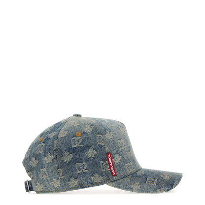 MAYFEYR - Dsquared2 - Embroidered Denim Baseball Cap - BCM0968101055233096