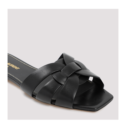 MAYFEYR - Saint Laurent - Leather Tribute Flats - 571952BDA00