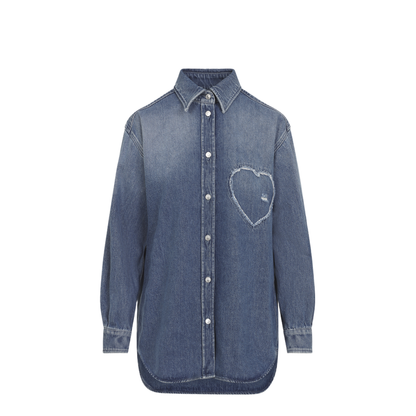MAYFEYR - Moschino - Heart Denim Shirt - 261E02040539
