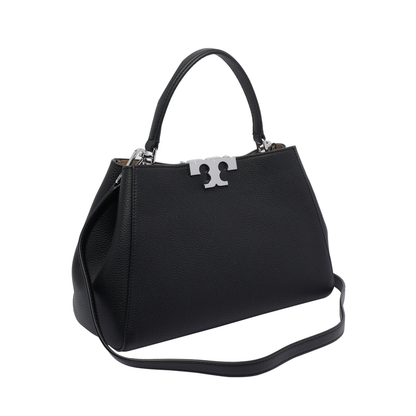 Eleanor Pebbled Medium Satchel Bag