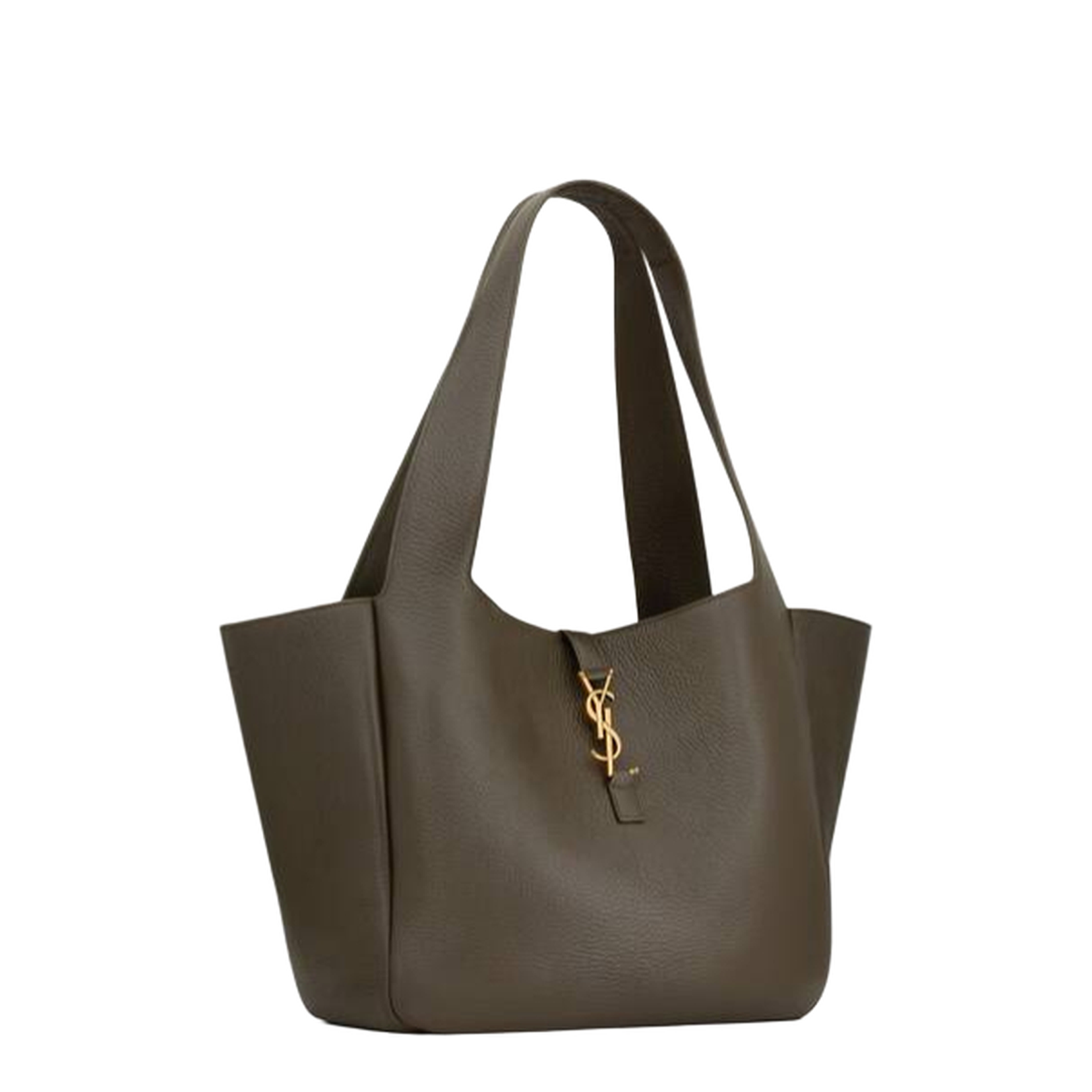 Grained Leather Tote Bag