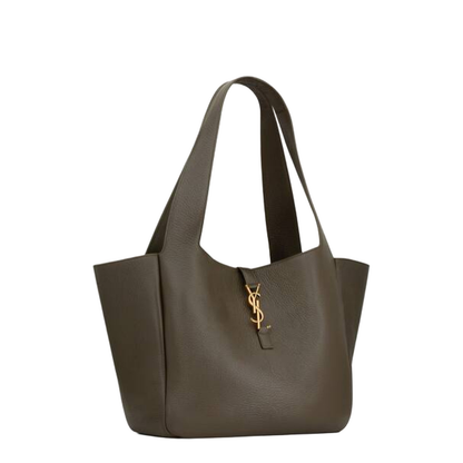 Grained Leather Tote Bag