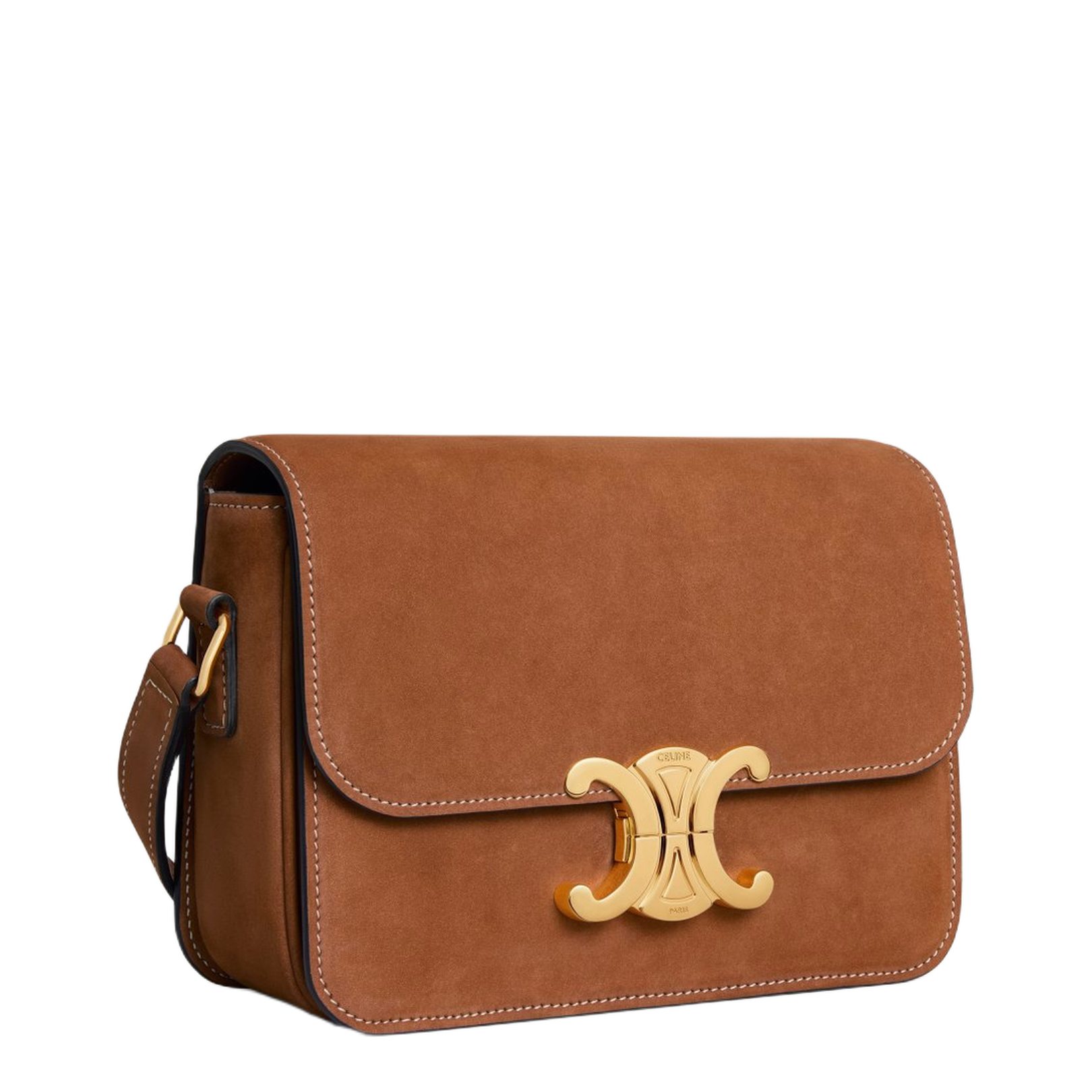 Triomphe Bag in Nubuck Calfskin