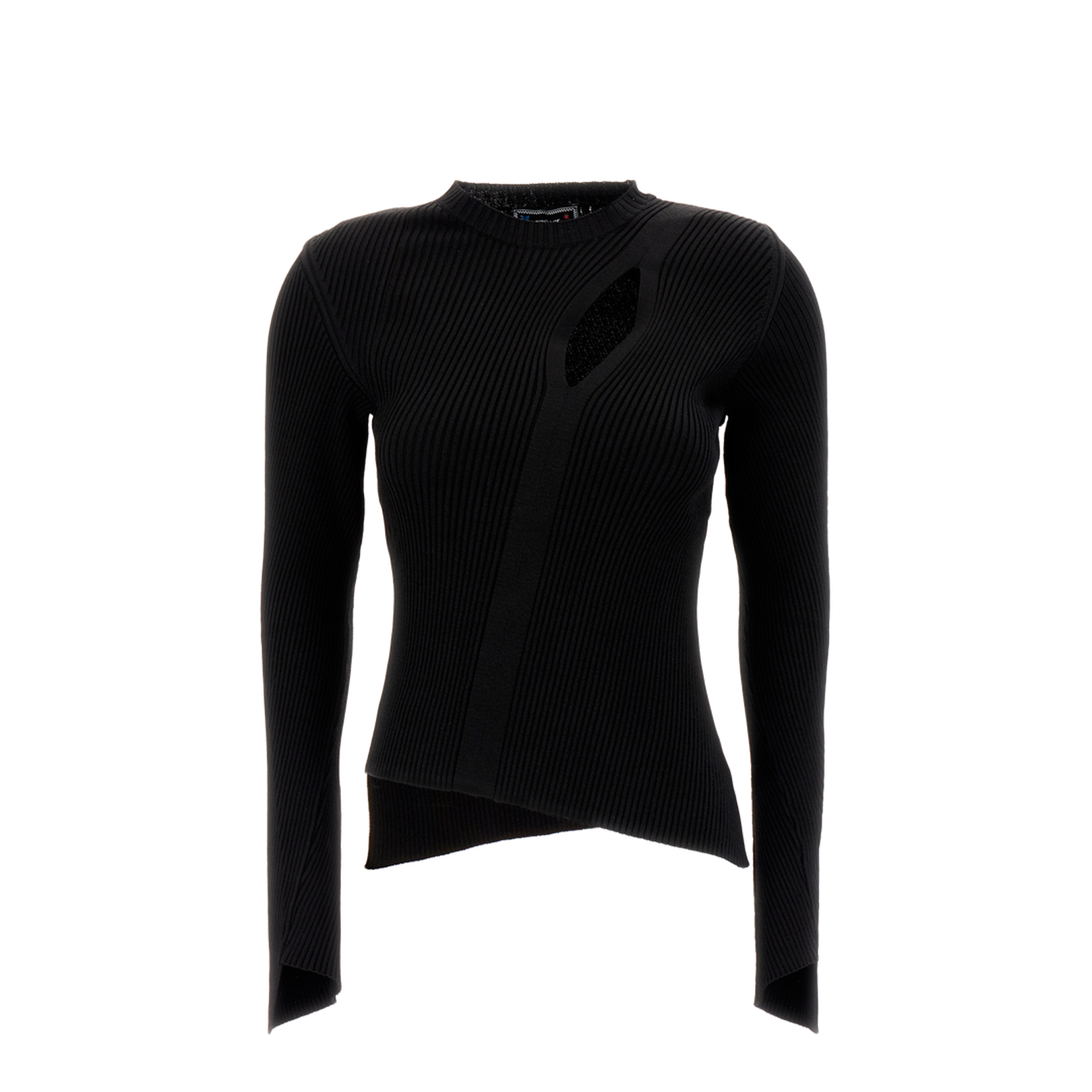 Black Viscose Blend Sweater