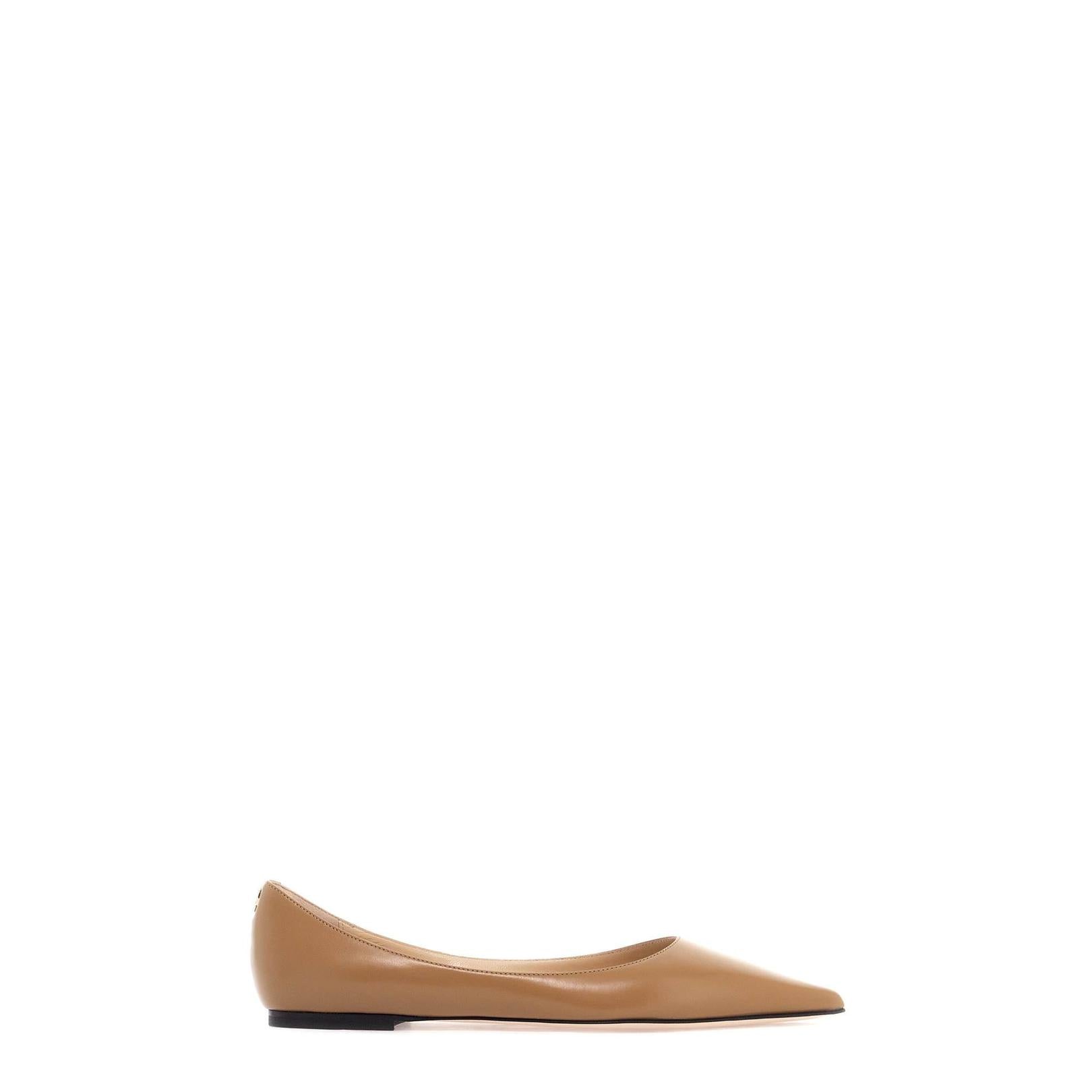 Jimmy Choo smooth leather love ballerina flats