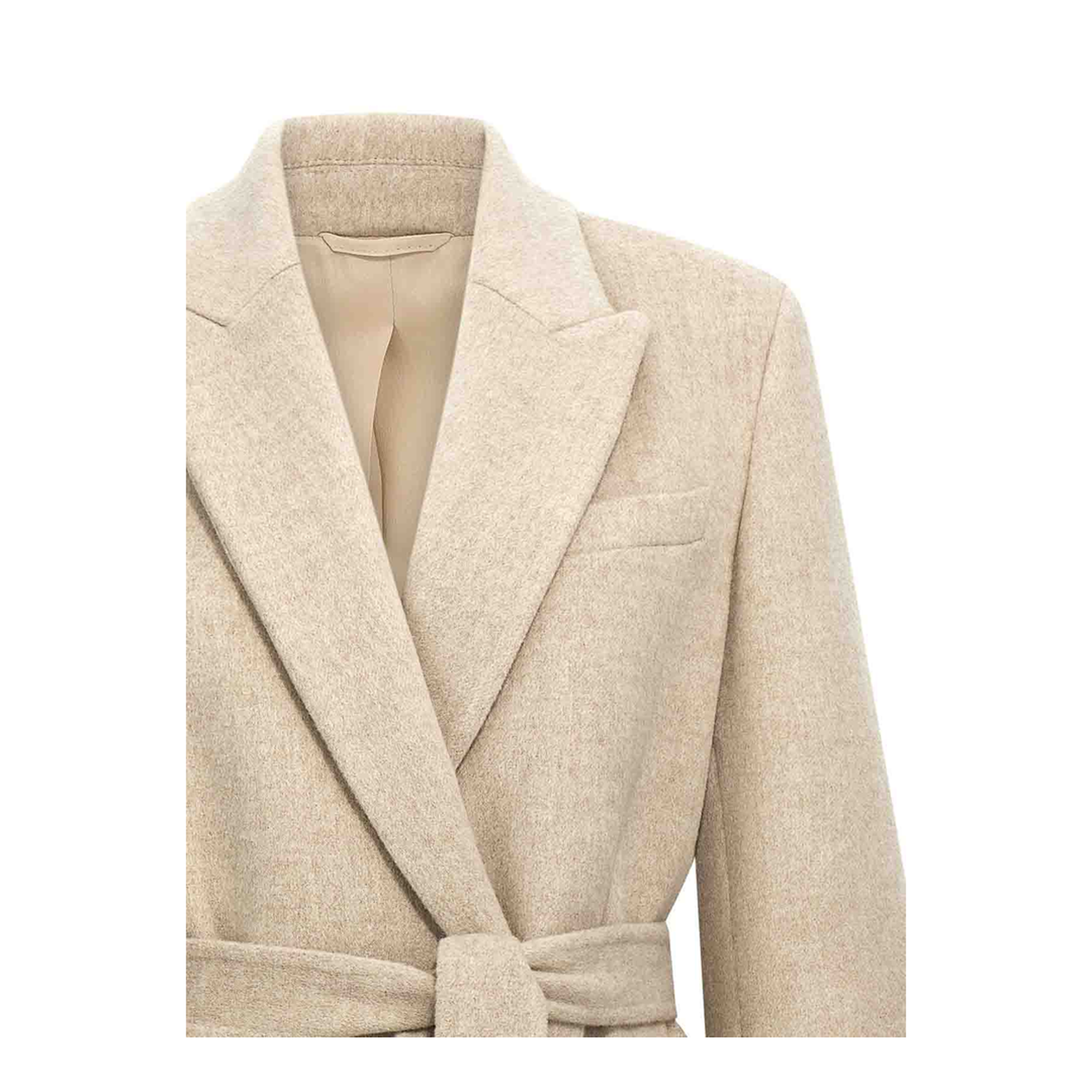 Double Breasted Coat Beige