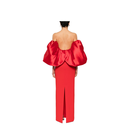 Floris Maxi Dress in Red