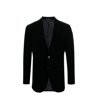 MAYFEYR - Giorgio Armani - Velvet Single Breasted Blazer Jacket - 9CGGG0AWT0025UBUV