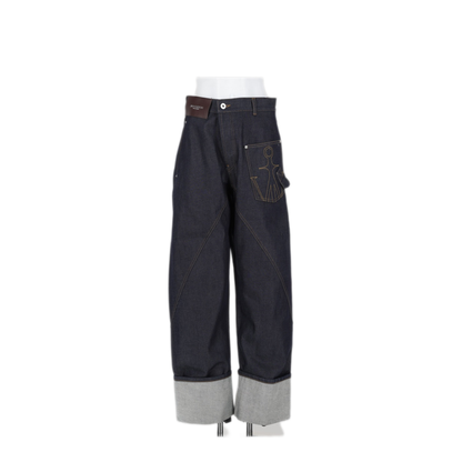 MAYFEYR - JW ANDERSON - Cotton Azure Jeans Trousers - DT0132PG1930870