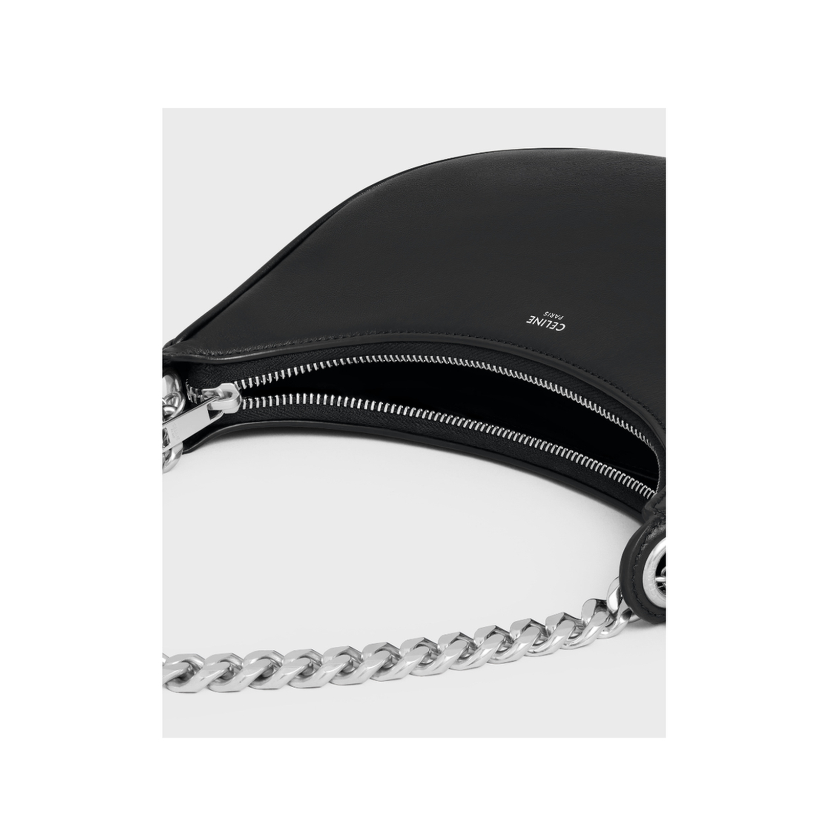 Card Holder with Flap Triomphe in Shiny Calfskin