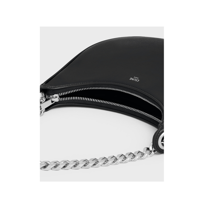 Card Holder with Flap Triomphe in Shiny Calfskin