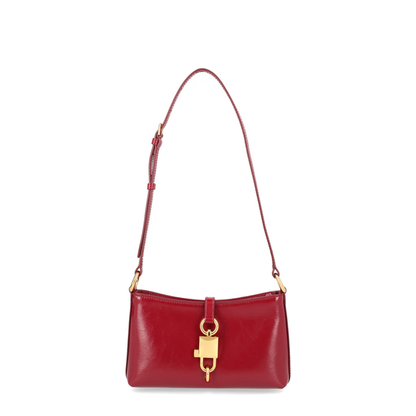 Red Lock Shoulder Bag
