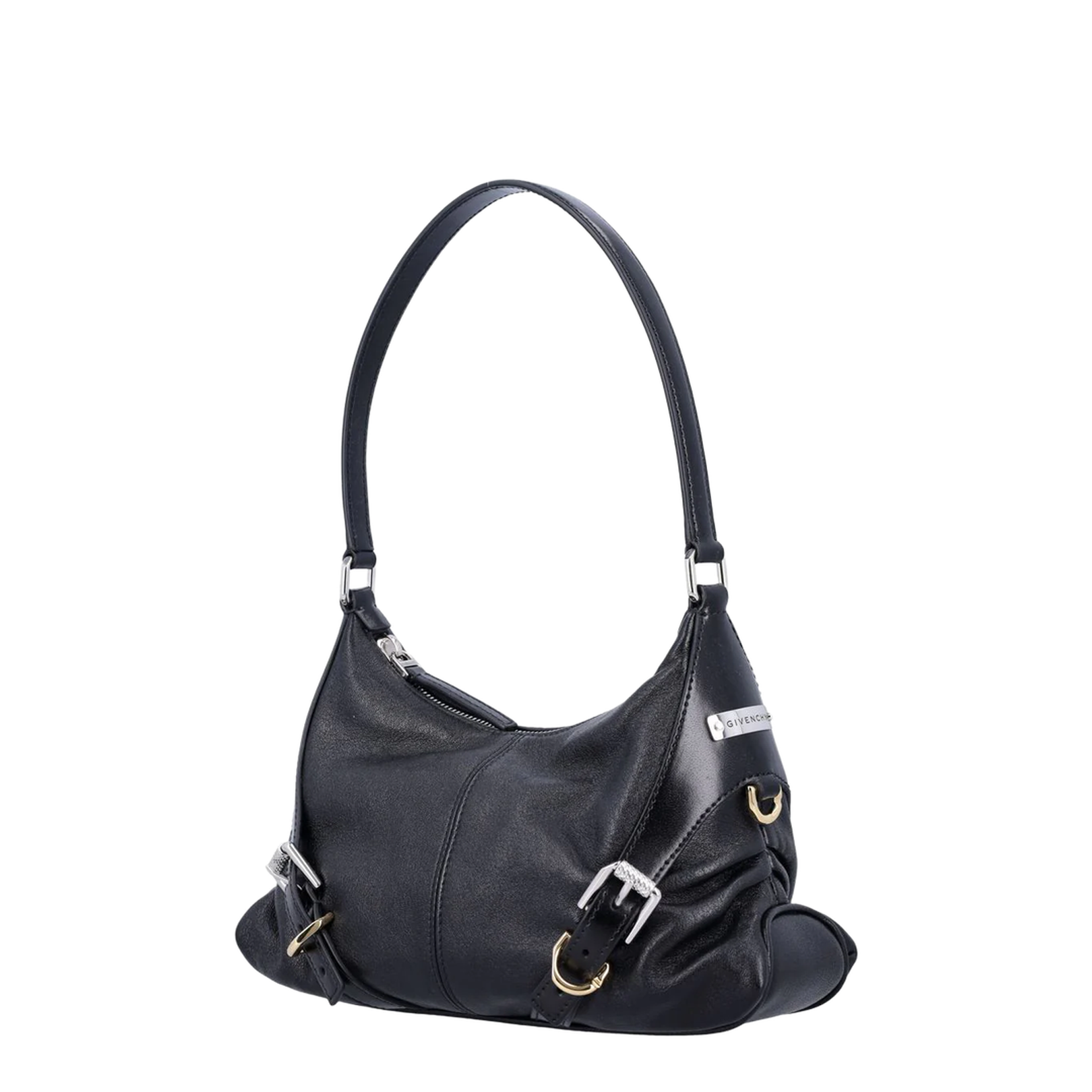 Leather Voyou Small Harness Shoulder Bag