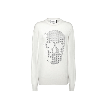 MAYFEYR - PHILIPP PLEIN - Sweater White - AACCWKKO0580PTE003N01