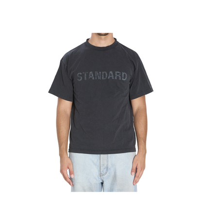 Standard T-Shirt Regular Fit in Black Faded