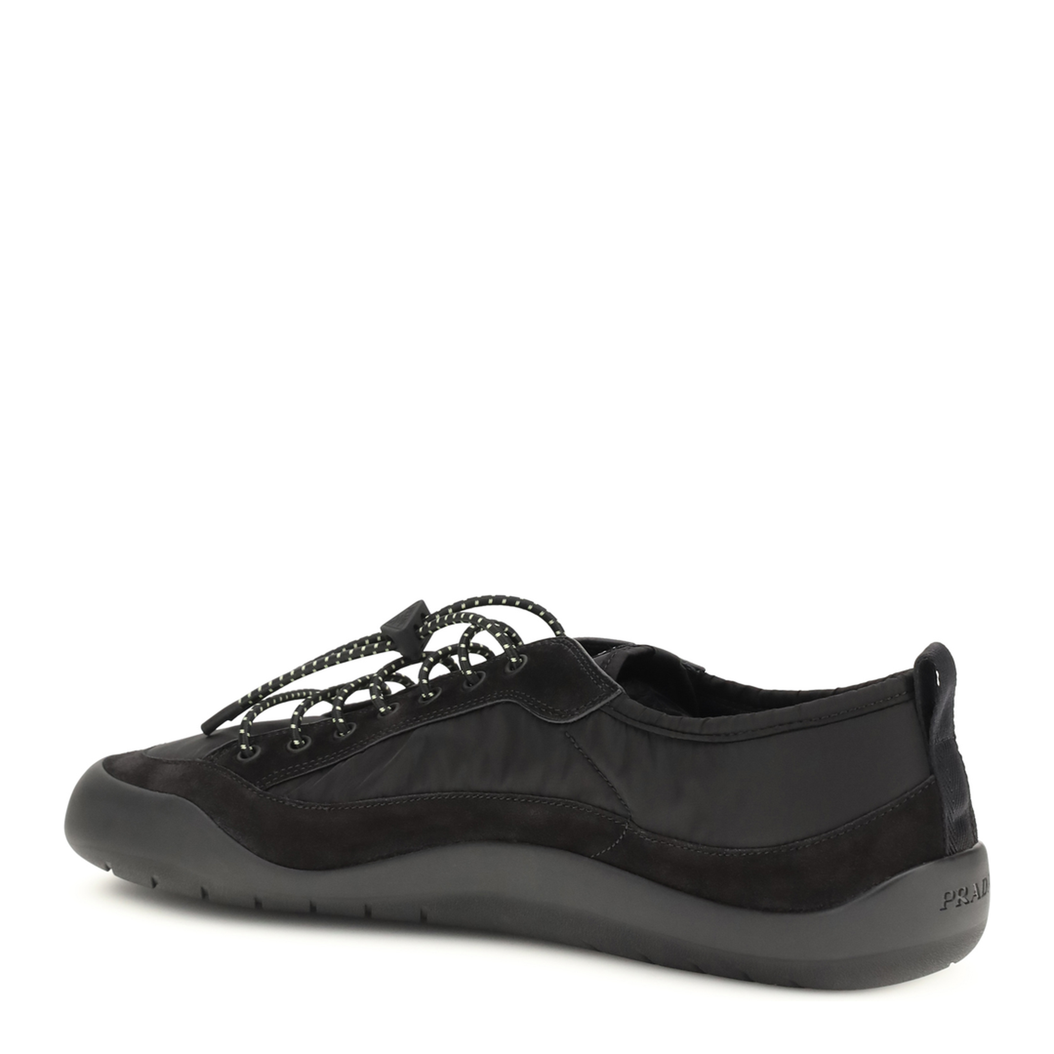 MAYFEYR - Prada - Leather And Fabric Sneakers - 2EE469FG000D7CF0002